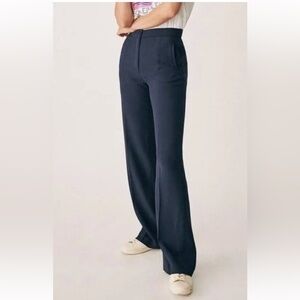 Sézane Martin Trouser, blue, size 34/Size 2